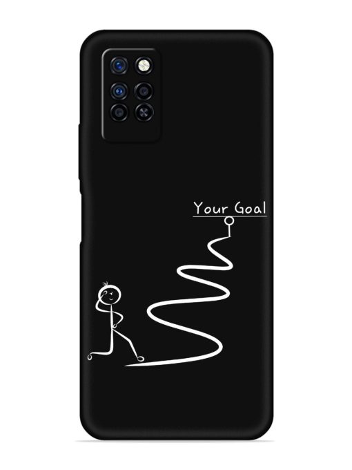 Your Goal Embossed Soft Silicone Case for Infinix Note 10 Pro Zapvi