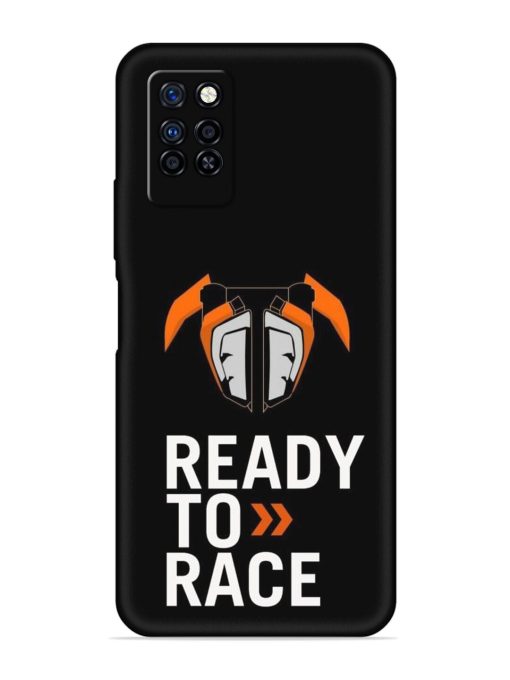 Ready To Race Embossed Soft Silicone Case for Infinix Note 10 Pro Zapvi