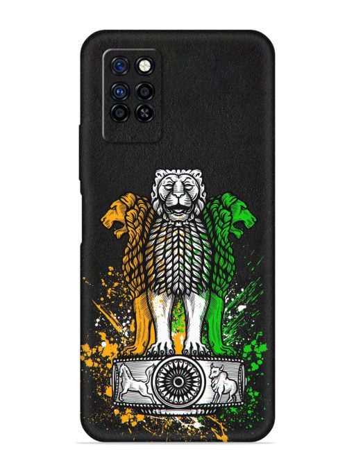 Pillars Of Ashoka Embossed Soft Silicone Case for Infinix Note 10 Pro Zapvi