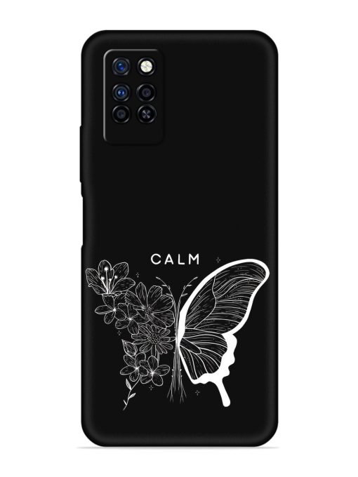 Calm Embossed Soft Silicone Case for Infinix Note 10 Pro