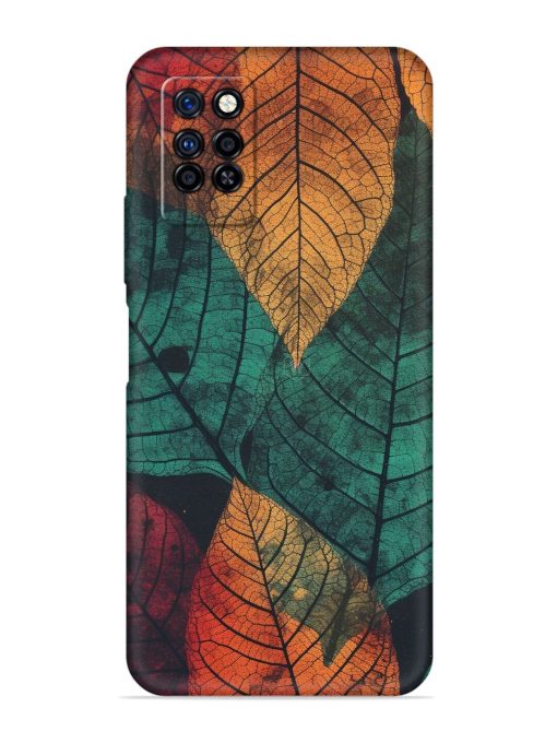 Leaves Artwork Embossed Soft Silicone Case for Infinix Note 10 Pro