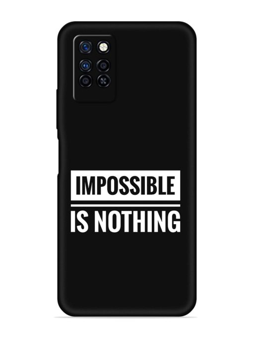 Impossible Is Nothing Embossed Soft Silicone Case for Infinix Note 10 Pro Zapvi