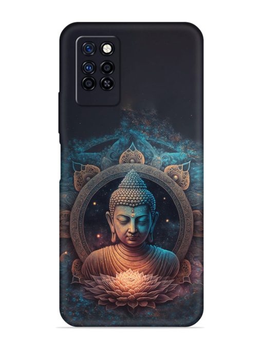 Gautam Buddha Embossed Soft Silicone Case for Infinix Note 10 Pro Zapvi