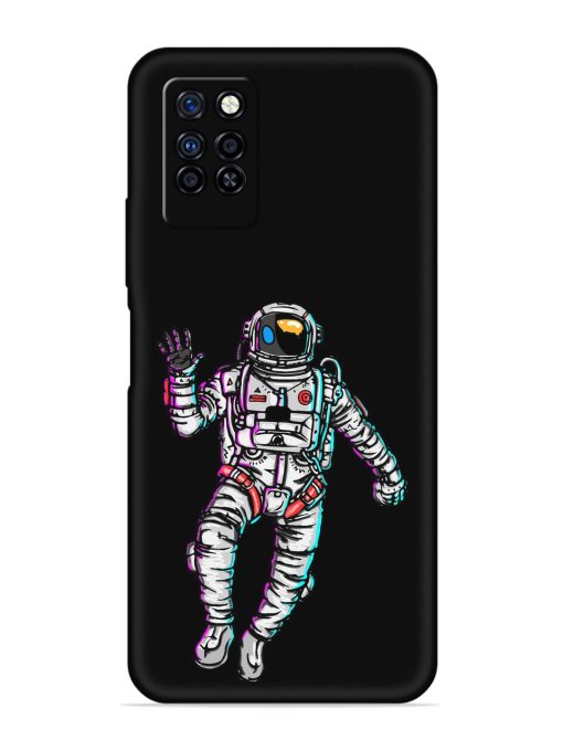 Spaceman Embossed Soft Silicone Case for Infinix Note 10 Pro Zapvi