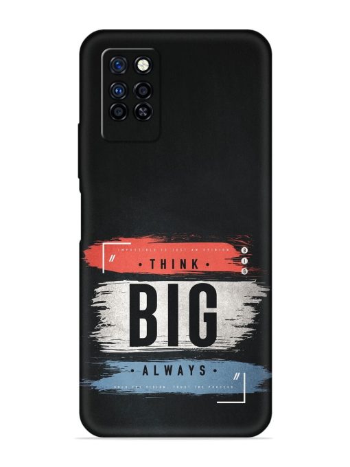 Think Big Always Embossed Soft Silicone Case for Infinix Note 10 Pro Zapvi