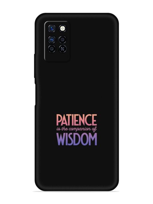 Patience Is The Embossed Soft Silicone Case for Infinix Note 10 Pro Zapvi