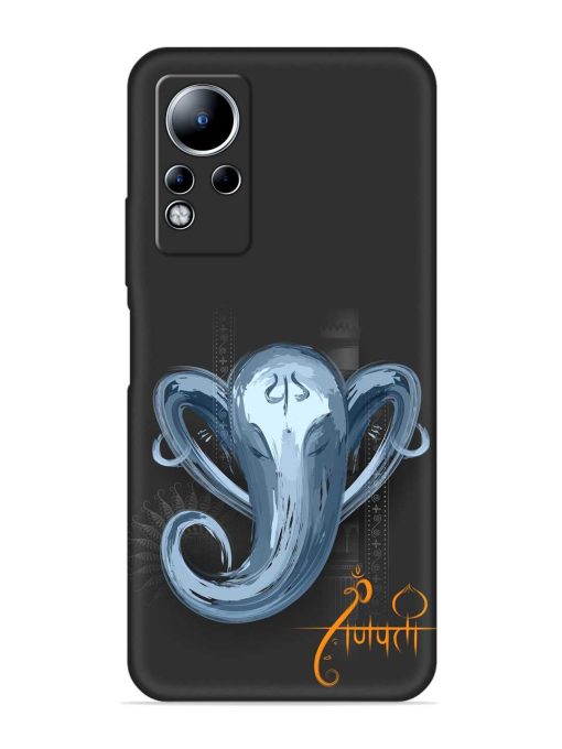 Illustration Lord Ganpati Embossed Soft Silicone Case for Infinix Note 11