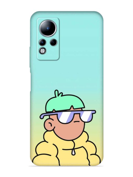 Doodles Cool Character Embossed Soft Silicone Case for Infinix Note 11 Zapvi