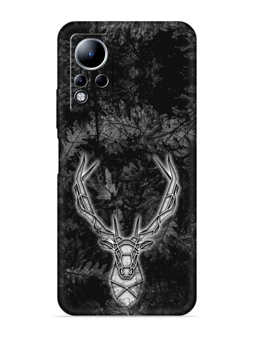 Ancient Deer Embossed Soft Silicone Case for Infinix Note 11 Zapvi