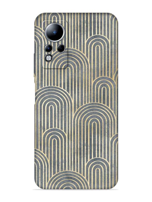 Art Deco Style Embossed Soft Silicone Case for Infinix Note 11