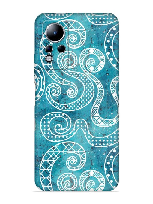 Vintage Curved Seamless Embossed Soft Silicone Case for Infinix Note 11