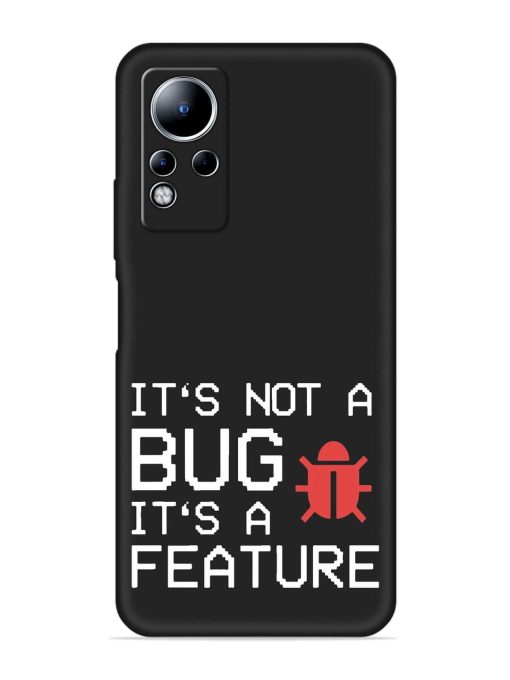 Not Bug Feature Embossed Soft Silicone Case for Infinix Note 11