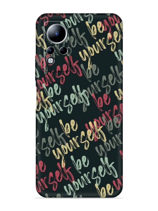 Yourself Seamless Embossed Soft Silicone Case for Infinix Note 11 Zapvi