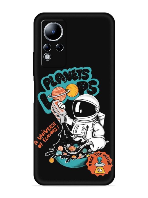 Planets Loop Embossed Soft Silicone Case for Infinix Note 11