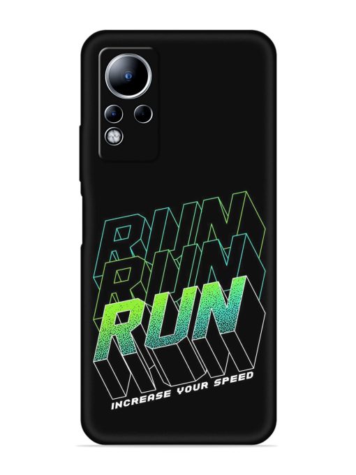 Run Embossed Soft Silicone Case for Infinix Note 11 Zapvi