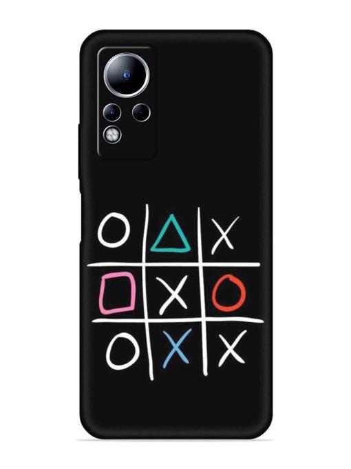 Super Neon Tic-Tac-Toe Embossed Soft Silicone Case for Infinix Note 11