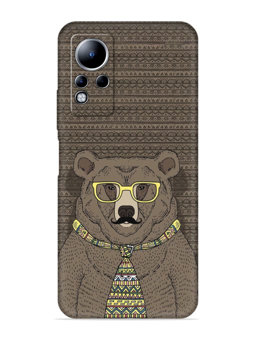 Grizzly Bear Embossed Soft Silicone Case for Infinix Note 11