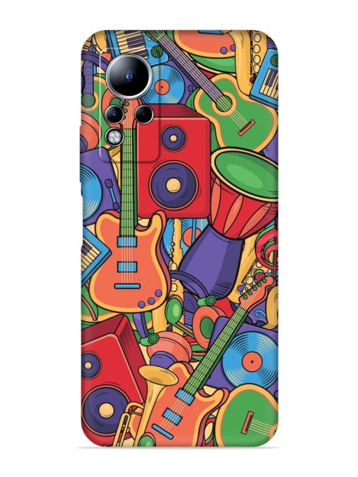 Colorful Music Art Embossed Soft Silicone Case for Infinix Note 11 Zapvi