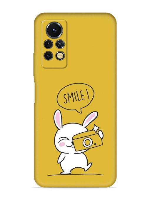 Hey Smile Please Embossed Soft Silicone Case for Infinix Note 11S Zapvi