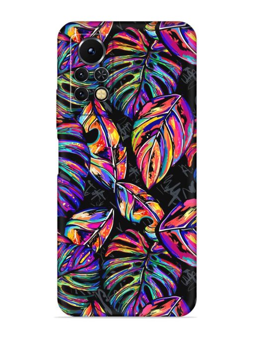 Tropical Seamless Vector Embossed Soft Silicone Case for Infinix Note 11S Zapvi