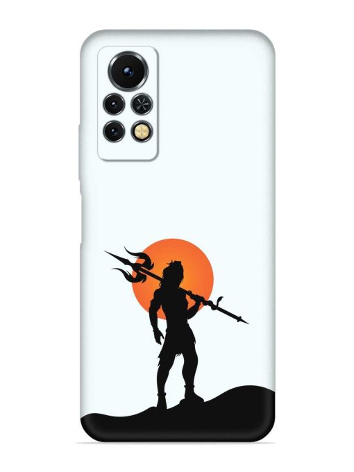 Lord Mahadev Trendy Embossed Soft Silicone Case for Infinix Note 11S Zapvi