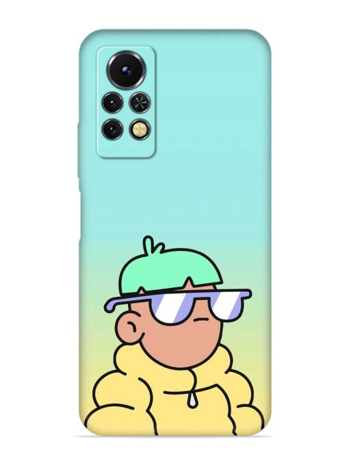 Doodles Cool Character Embossed Soft Silicone Case for Infinix Note 11S Zapvi