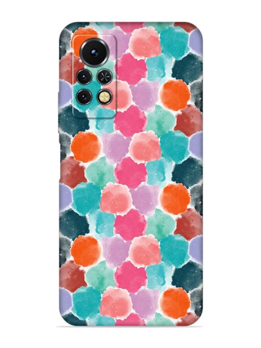 Colorful Seamless Pattern Embossed Soft Silicone Case for Infinix Note 11S Zapvi