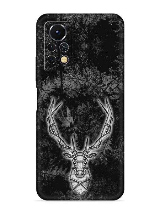 Ancient Deer Embossed Soft Silicone Case for Infinix Note 11S Zapvi