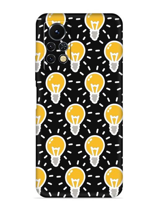 Light Bulb Seamless Embossed Soft Silicone Case for Infinix Note 11S Zapvi