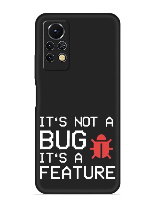 Not Bug Feature Embossed Soft Silicone Case for Infinix Note 11S Zapvi