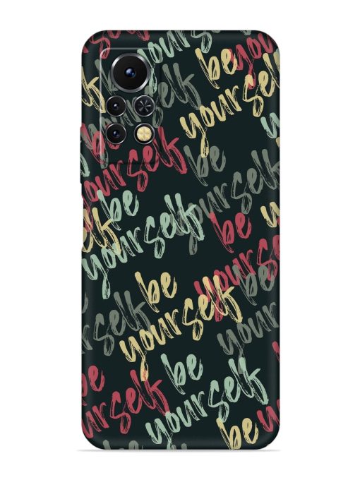 Yourself Seamless Embossed Soft Silicone Case for Infinix Note 11S Zapvi