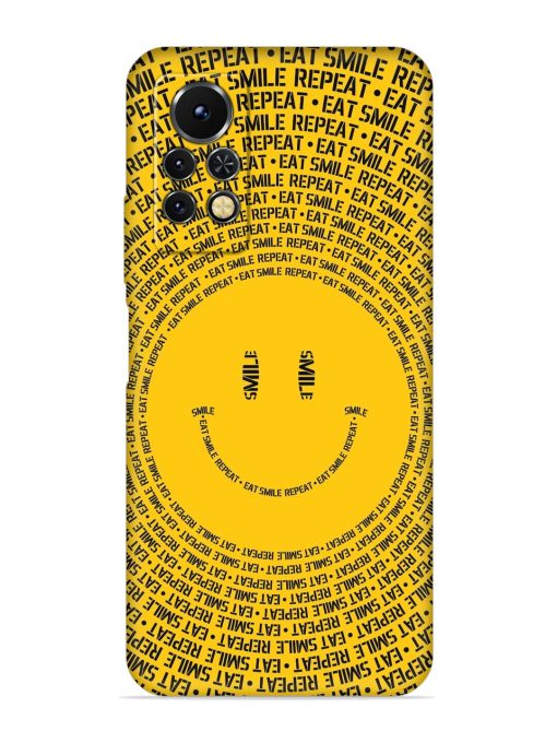 Smiley Embossed Soft Silicone Case for Infinix Note 11S Zapvi