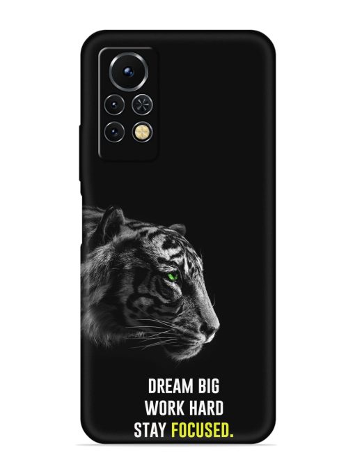 Dream Big Work Hard Embossed Soft Silicone Case for Infinix Note 11S Zapvi