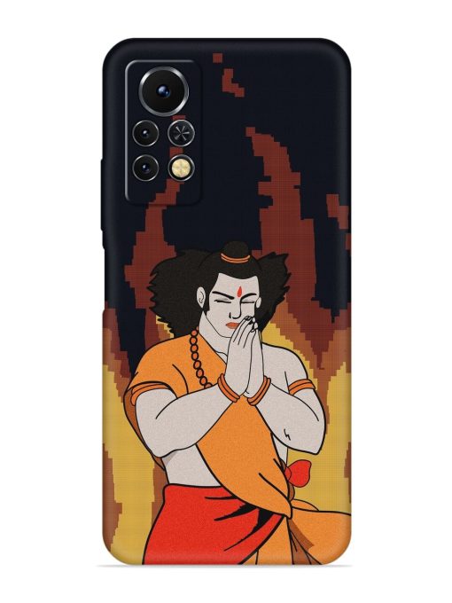 Shree Ram Vector Embossed Soft Silicone Case for Infinix Note 11S Zapvi