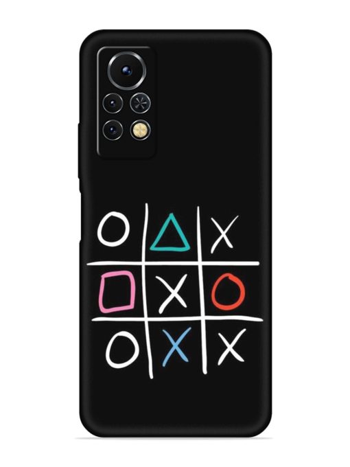 Super Neon Tic-Tac-Toe Embossed Soft Silicone Case for Infinix Note 11S Zapvi