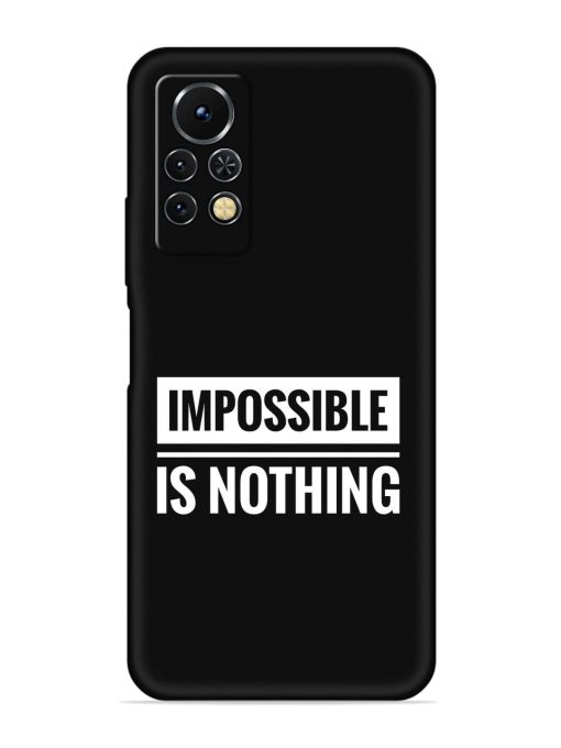 Impossible Is Nothing Embossed Soft Silicone Case for Infinix Note 11S