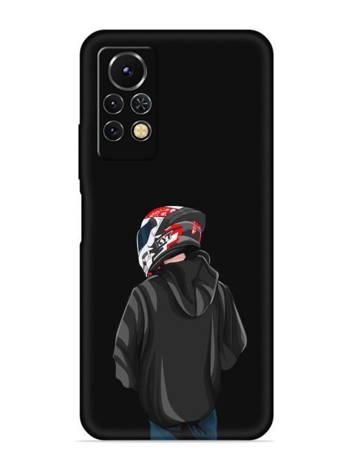 Motorcycle Rider Embossed Soft Silicone Case for Infinix Note 11S Zapvi