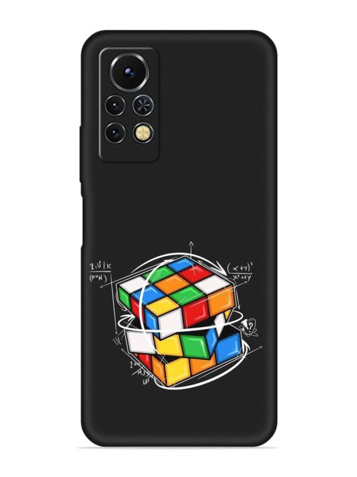 Cubik Vector Embossed Soft Silicone Case for Infinix Note 11S