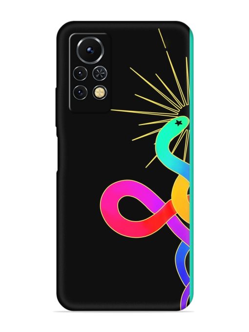 Art Geometric Abstraction Embossed Soft Silicone Case for Infinix Note 11S Zapvi