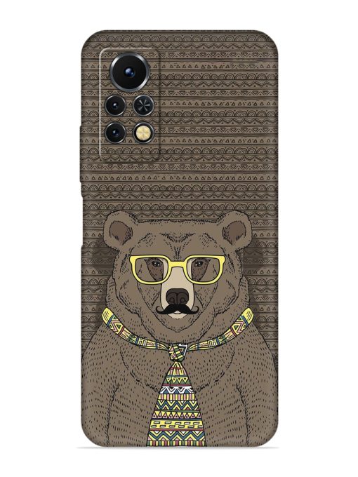 Grizzly Bear Embossed Soft Silicone Case for Infinix Note 11S Zapvi