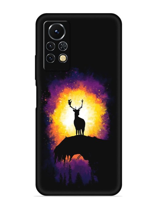 Elk Animal Art Embossed Soft Silicone Case for Infinix Note 11S Zapvi