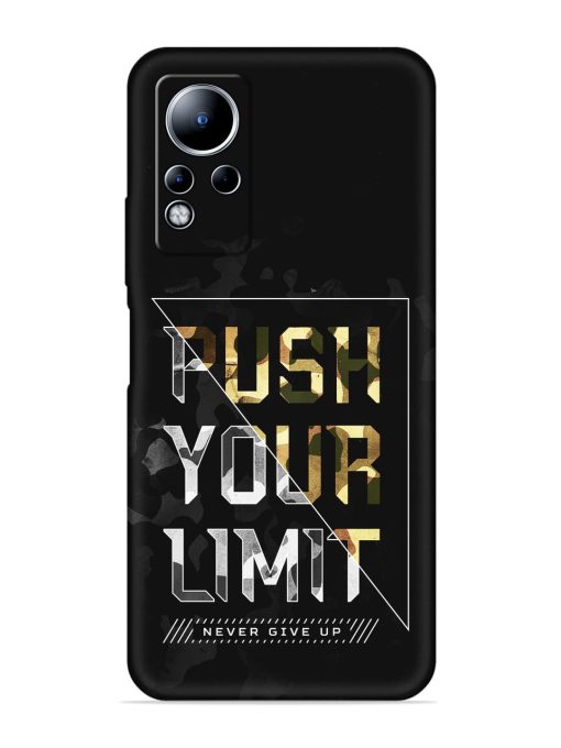 Push Your Limits Embossed Soft Silicone Case for Infinix Note 12 Zapvi