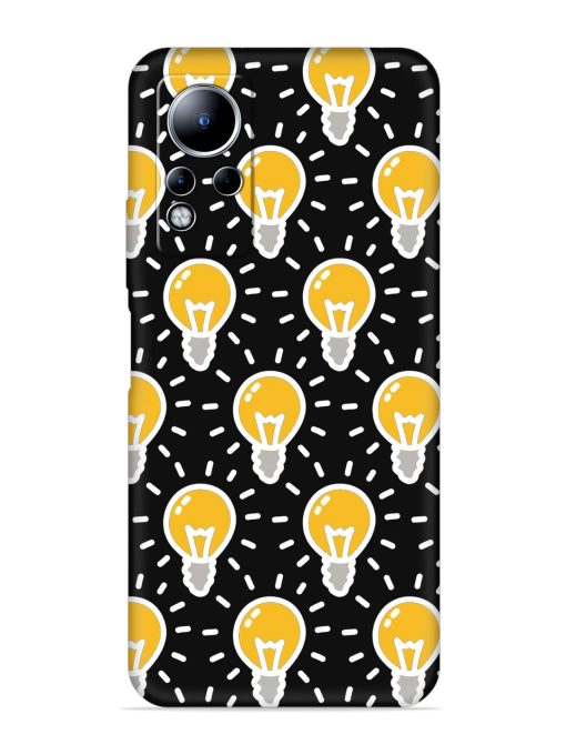 Light Bulb Seamless Embossed Soft Silicone Case for Infinix Note 12