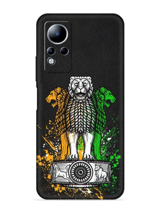 Pillars Of Ashoka Embossed Soft Silicone Case for Infinix Note 12 Zapvi