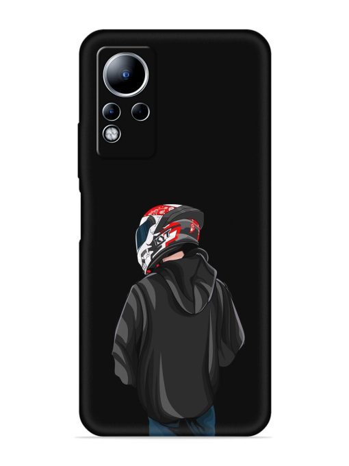 Motorcycle Rider Embossed Soft Silicone Case for Infinix Note 12 Zapvi