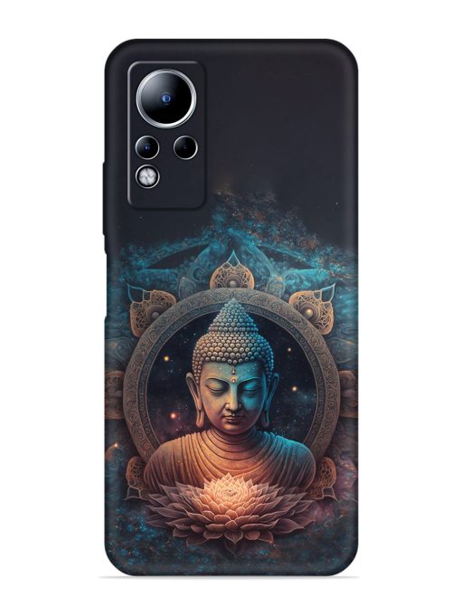 Gautam Buddha Embossed Soft Silicone Case for Infinix Note 12