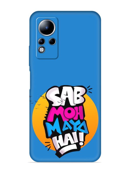 Sab Moh Moya Embossed Soft Silicone Case for Infinix Note 12 Zapvi