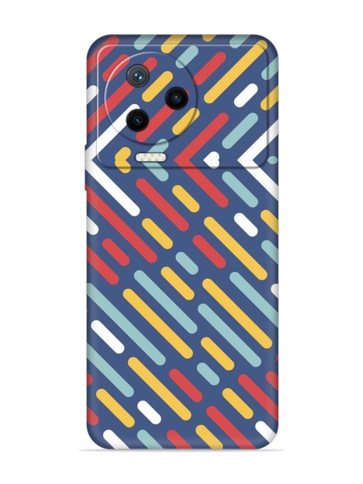 Colored Lines Embossed Soft Silicone Case for Infinix Note 12 Pro (4G) Zapvi