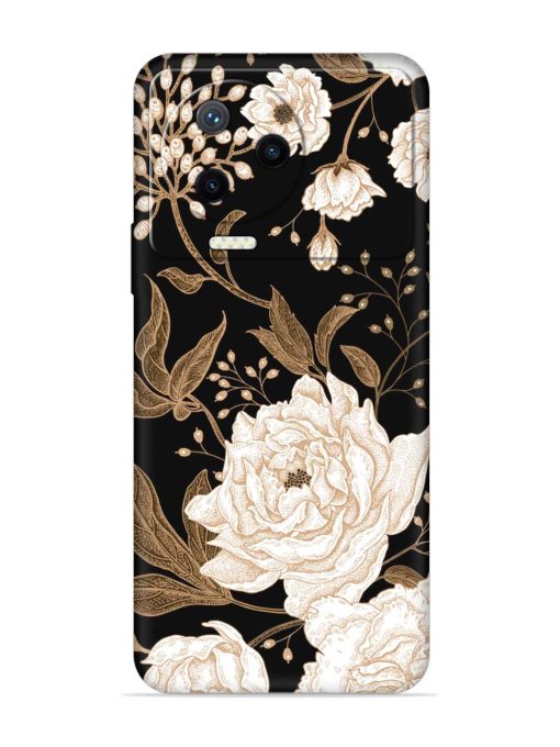 Peonies Roses Floral Embossed Soft Silicone Case for Infinix Note 12 Pro (4G) Zapvi