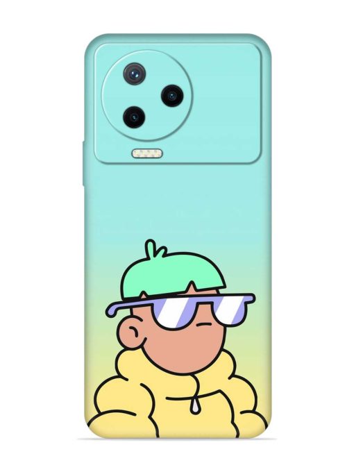 Doodles Cool Character Embossed Soft Silicone Case for Infinix Note 12 Pro (4G) Zapvi